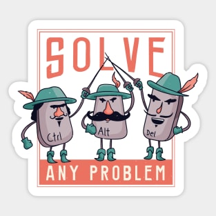 Solve Any Problem Sticker